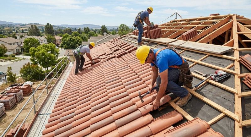 Clay Roof Installation in Fredericksburg, VA