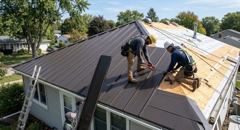 Copper Roof Installation in Fredericksburg, VA